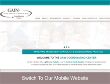 Tablet Screenshot of gaincc.org